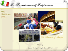 Luigi's Restaurant website